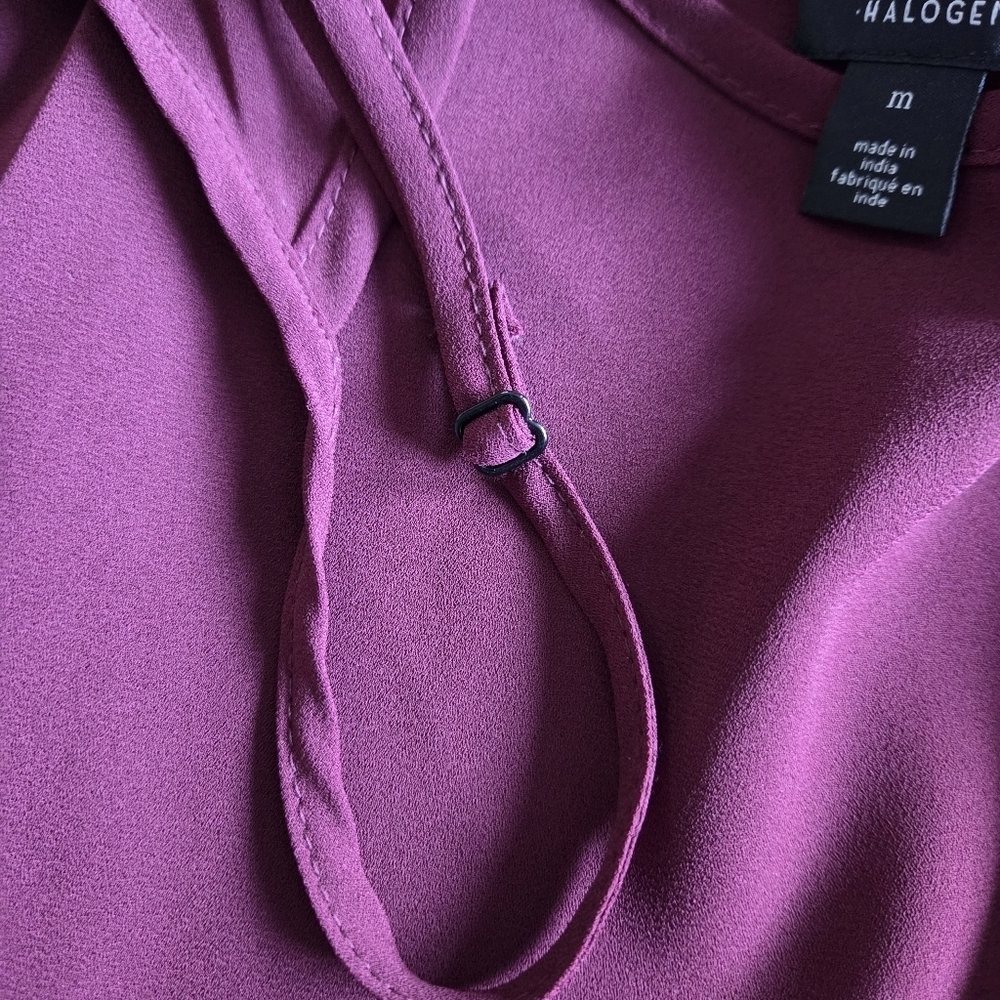 Halogen Burgundy Slip Lining Dress - Picture 8 of 8